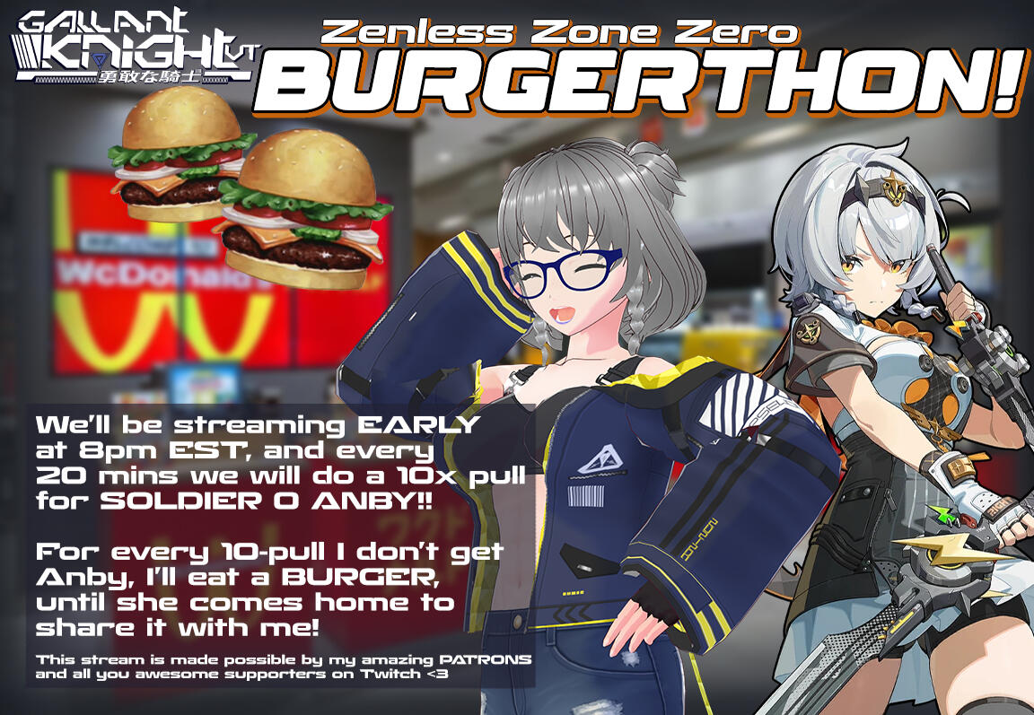 GallantKnight ZZZ Burgerthon